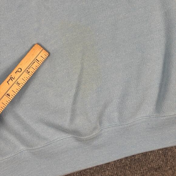Vintage Sweatshirt Size Large Blue Warwick Rhode Island Ice Skating - Picture 3 of 8